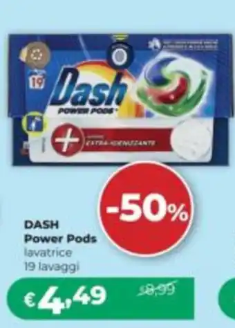 Dash Power Pods lavatrice