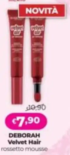 La Saponeria Deborah Velvet Hair rossetto mousse offerta