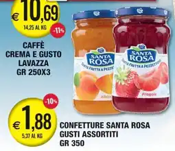 Palmarket Confettura Santa Rosa gusti assortiti offerta