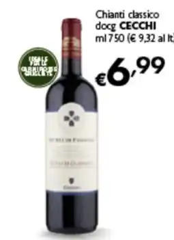 Spak Supermercati Chianti classico docg Cecchi offerta