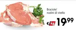 Maxi Supermercati Braciole/ nodini di vitello offerta