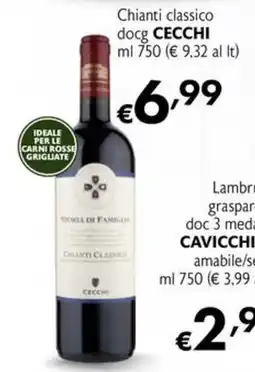 Maxi Supermercati Chianti classico docg Cecchi offerta