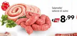 Maxi Supermercati Salamelle/salsicce di suino offerta