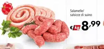 Maxi Supermercati Salamelle/salsicce di suino offerta
