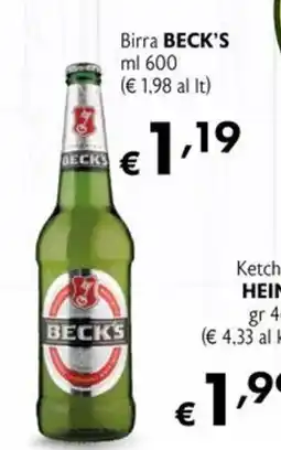 Maxi Supermercati Birra BECK'S offerta