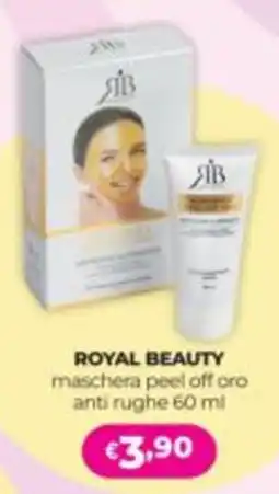 La Saponeria Royal Beauty maschera peel off oro anti rughe offerta