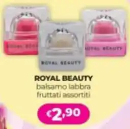 La Saponeria Royal Beauty balsamo labbra fruttati assortiti offerta