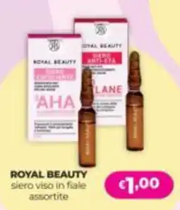 La Saponeria Royal Beauty siero viso in fiale assortite offerta
