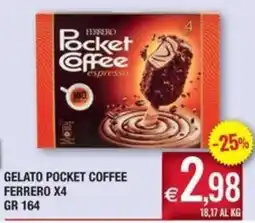 Palmarket Gelato Pocket Coffee Ferrero offerta