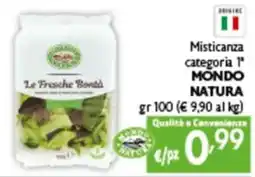 Spak Supermercati Misticanza categoria 1° MONDO NATURA offerta