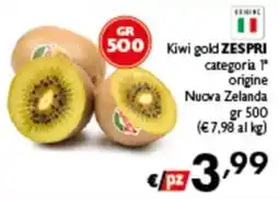 Spak Supermercati Kiwi gold ZESPRI offerta