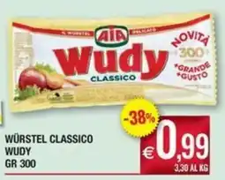 Palmarket Würstel classico Wudy offerta
