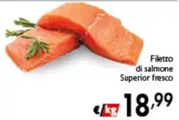 Spak Supermercati Filetto di salmone Superior fresco offerta