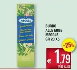 Palmarket Burro alle erbe Meggle offerta