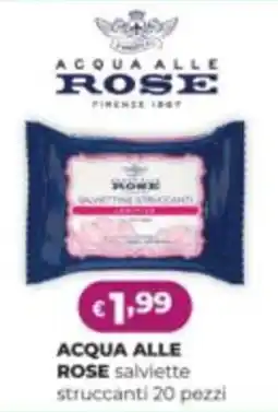 La Saponeria Acqua alle Rose salviette struccanti offerta