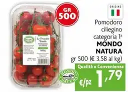 Maxi Supermercati Pomodoro ciliegino categoria 1a MONDO NATURA offerta