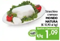 Spak Supermercati Stracchino cremoso Mondo Natura offerta