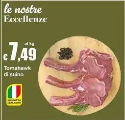Sì con te Market Tomahawk di suino offerta