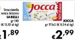 Spak Supermercati Stracciatella senza lattosio SABELLI offerta