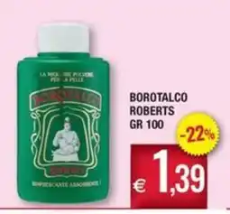 Palmarket Borotalco Roberts offerta