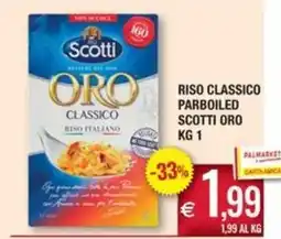 Palmarket Riso classico parboiled Scotti Oro offerta