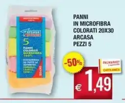 Palmarket Panni in microfibra colorati Arcasa offerta