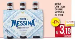 Palmarket Birra Messina Cristalli di Sale offerta
