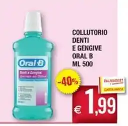 Palmarket Collutorio denti e gengive Oral B offerta