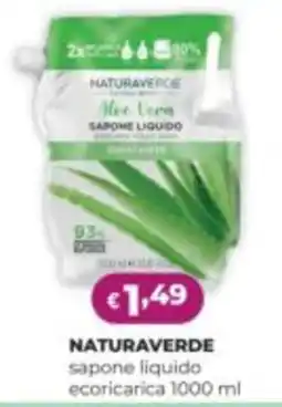 La Saponeria Naturaverde sapone liquido offerta