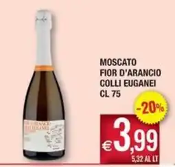 Palmarket Moscato Fior d'Arancio Colli Euganei offerta