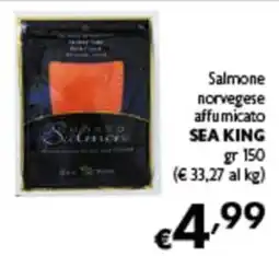 Spak Supermercati Salmone norvegese affumicato SEA KING offerta