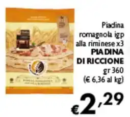Spak Supermercati Piadina di Riccione offerta