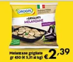 Spak Supermercati Orocel melanzane grigliate offerta