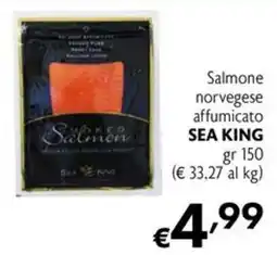 Maxi Supermercati Salmone norvegese affumicato SEA KING offerta