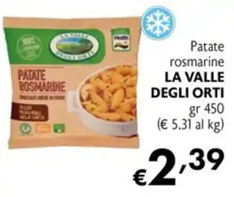 Patate rosmarine La Valle degli Orti