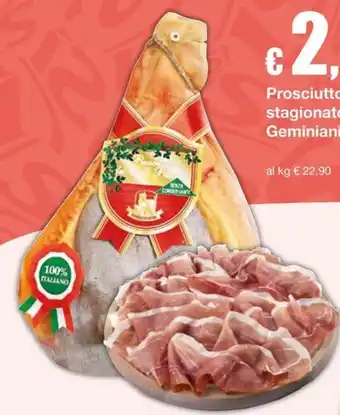 Prosciutto stagionato Geminiani
