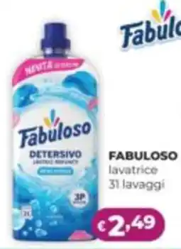 La Saponeria Fabuloso detersivo lavatrice offerta
