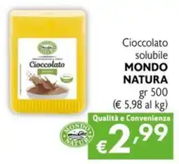 Maxi Supermercati Cioccolato Mondo Natura offerta