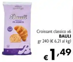 Maxi Supermercati Bauli croissant classico offerta