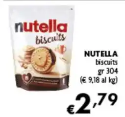Spak Supermercati Nutella biscuits offerta