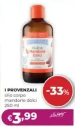 La Saponeria I Provenzali olio corpo mandorle dolci offerta