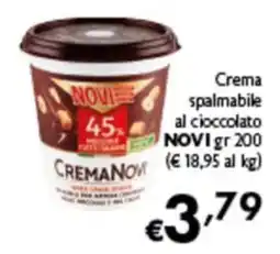 Spak Supermercati Crema spalmabile al cioccolato NOVI offerta