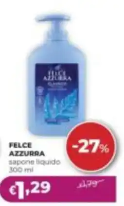 La Saponeria Felce Azzurra sapone liquido offerta