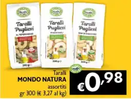 Spak Supermercati Taralli Mondo Natura offerta