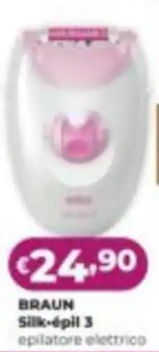 La Saponeria BRAUN Silk-épil 3 epilatore elettrico offerta