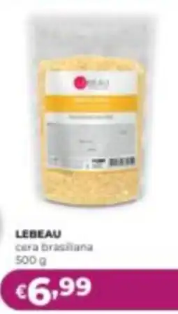 La Saponeria Lebeau cera brasiliana offerta