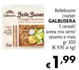 Maxi Supermercati BelleBuone cracker GALBUSERA offerta