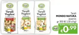 Maxi Supermercati Taralli MONDO NATURA offerta