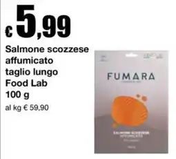 Sì con te Market Salmone scozzese affumicato Food Lab offerta