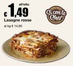Sì con te Market Lasagne rosse offerta